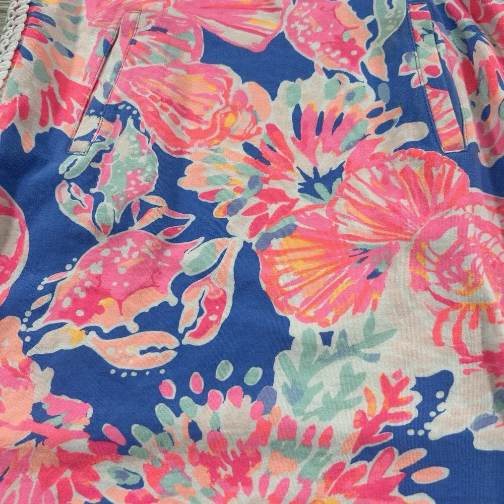 Lilly Pulitzer Girls Large (8-10) Sleeveless Shift Dress Bennet Blue Bay Dreamin